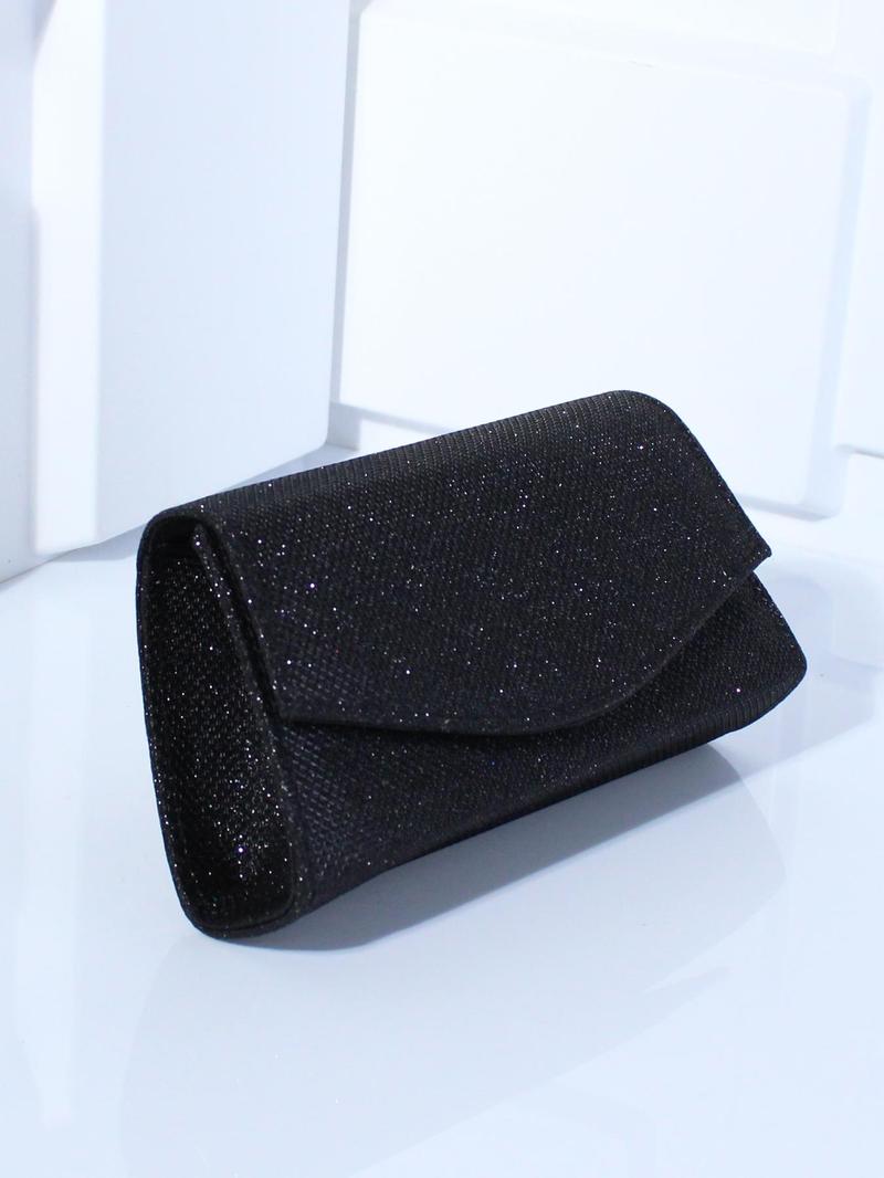 Product Introduction of Women's Elegant Glitter Evening Bag, Trendy Exquisite Evening Crossbody Bag, Fashionable Bling Evening Bag for Party Decoration 2