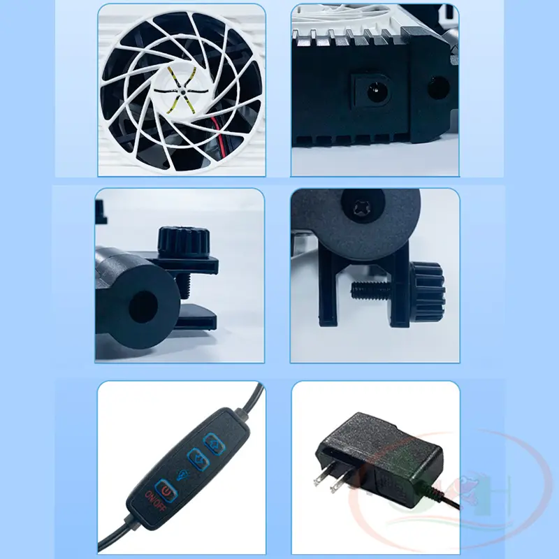 Quạt Shengang Cooling Fan Dimmer tản nhiệt làm mát bể cá tép thủy sinh 3