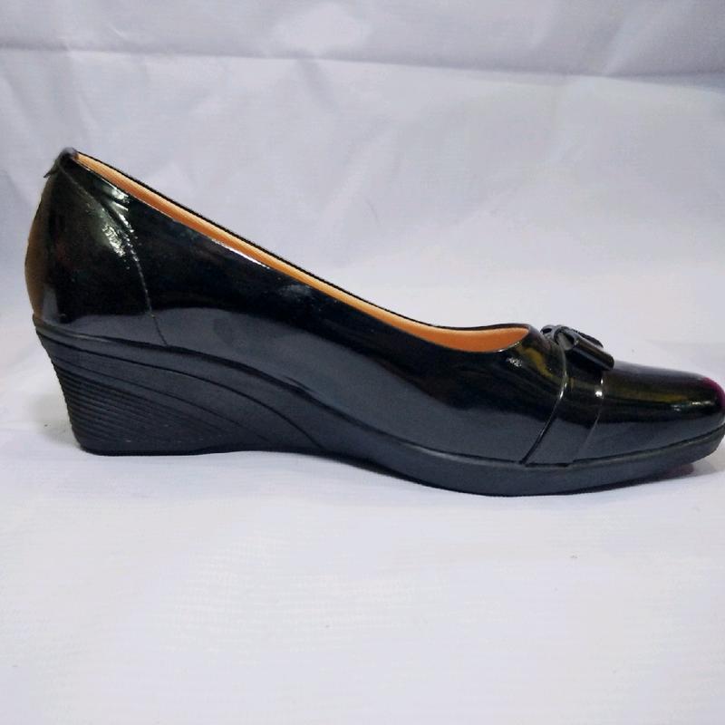SEPATU KERJA KANTOR WANITA PANTOFEL WEDGES HAK TINGGI 0