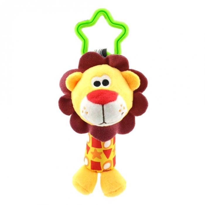 Product Introduction of Newborn Baby Plush Stroller Toys Baby Cartoon Animal Hanging Bell Educational Baby Toys 0-12 Months 6