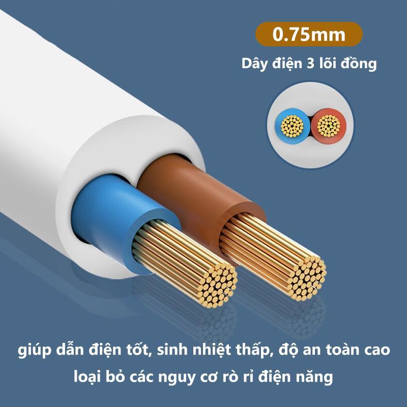 Product Introduction of Ổ Cắm Điện USB Đa Năng Chống Giật Dây Dài 2m Công suất 2500w Tích Hợp Chốt An Toàn 6