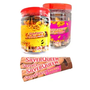Silverqueen Chungky jar isi 12 almond chocolate cokelat susu