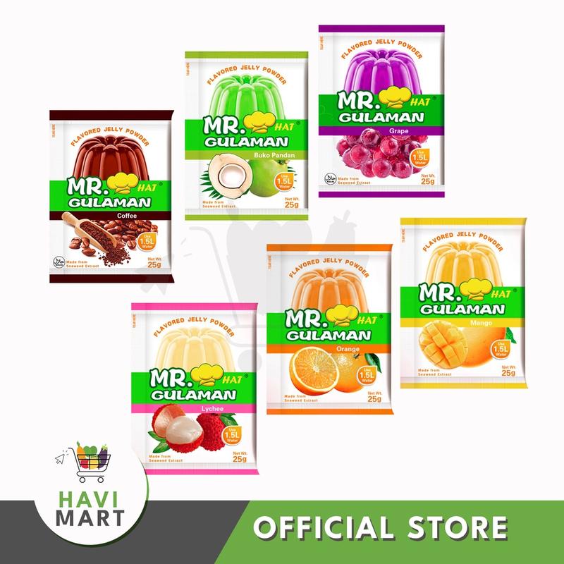 Mr. Hat Gulaman Flavored Gulaman 10pcs Snack Dessert 1
