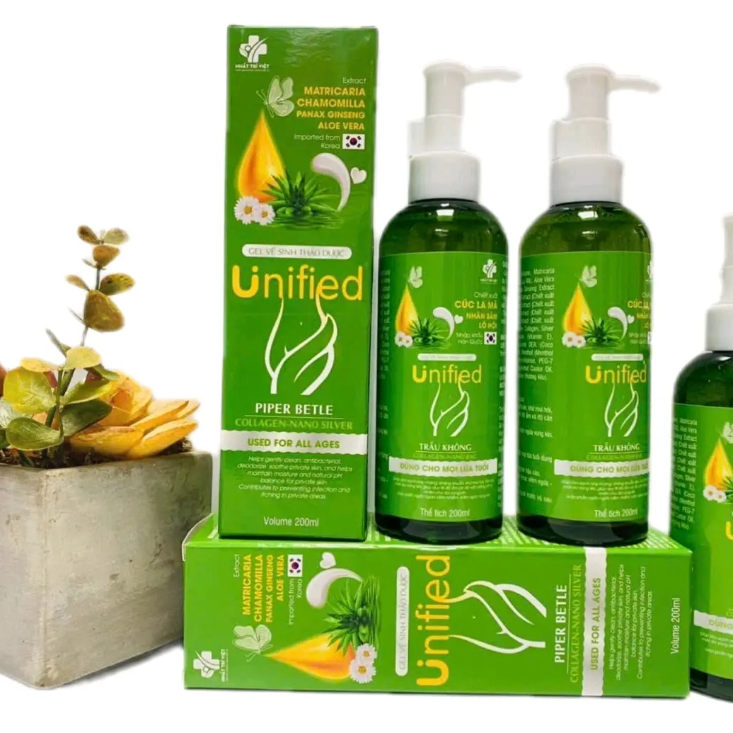 Gel vệ sinh thảo dược Unified dùng cho mọi lứa tuổi