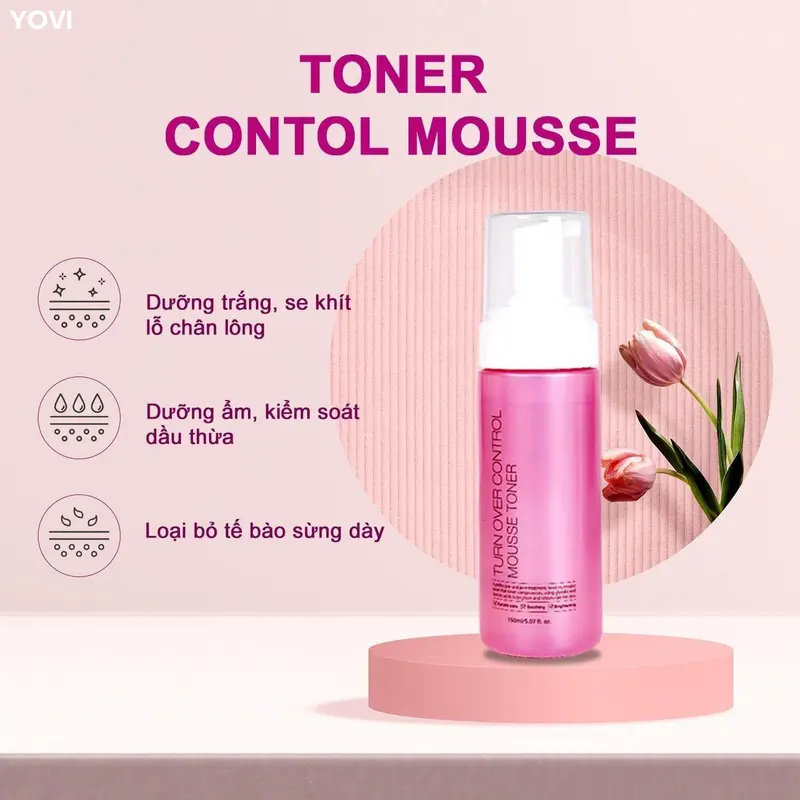 Toner Control Mousse làm sáng da, mờ nám thâm mụn, thu nhỏ lỗ chân lông 1