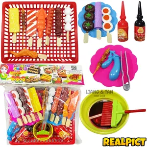 ( BISA COD ) PROMO Mainan Anak Panggang Masak Masakan Hotpot Sate Sosis Bakso Bakar / Mainan Anak Masak Masakan / Dapur Set / Cooking Set / Mainan Anak Perempuan / Mainan Anak Laki Laki SNI Murah
