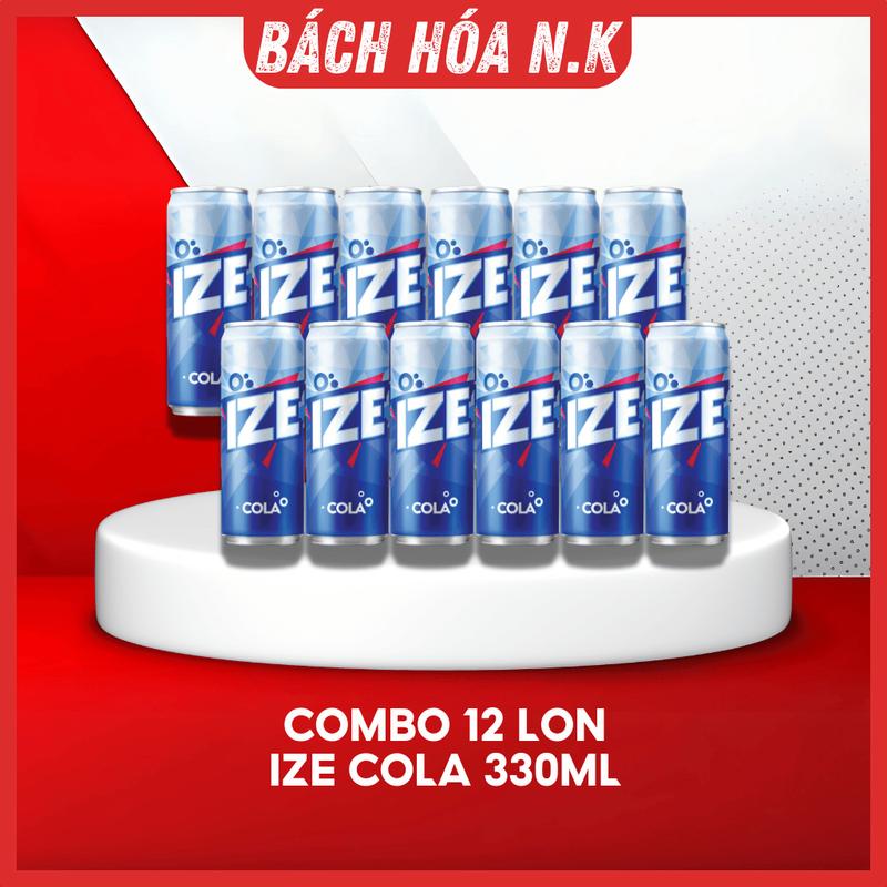 [Affiliate][Combo 12 Lon] Nước Giải Khát Cola Tươi IZE 330ml - TikTok ...