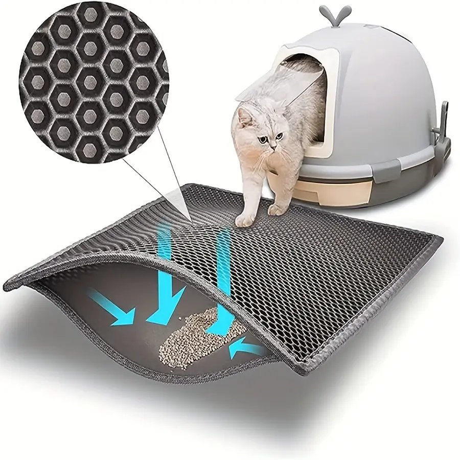 Eva Cat Litter Mat Anti-out Cat Litter Filter Anti-Splash Anti-Dirty Litter Box Pet Mat Cleaning Supplies