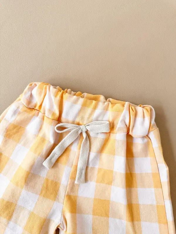 Baby's Fruit Print Tee & Shorts Two-piece Set, Casual Short Sleeve T-shirt & Shorts for Pretty Little Baby Daily Wear, Infant Toddler Kids Summer Clothes, Baby Clothing, Baby Girl Clothes, Newborn Gift Set 6