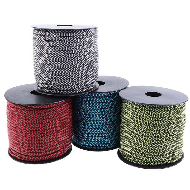 Dây Guyline Phản Quang, 50m, Dây Chạy Bộ Dây Guy Line Cho Lều Cắm Trại Ngoài Trời, [YYY] Phụ Kiện Camping 6