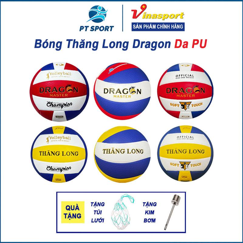 Bóng Chuyền Thăng Long Dragon Chính Hãng VB7400, DG7420, DG7400, DG6600, DG6620, DG6500, DG6520 | Da PU, Đánh Êm Tay  Đạt Tiêu Chuẩn Thi Đấu [Tặng túi lưới + kim bơm] Nam Sport