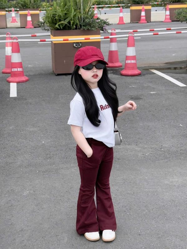 lumy Sét áo kèm quần kaki Jean mềm cho bé Gái đủ size 8-40kg Relax