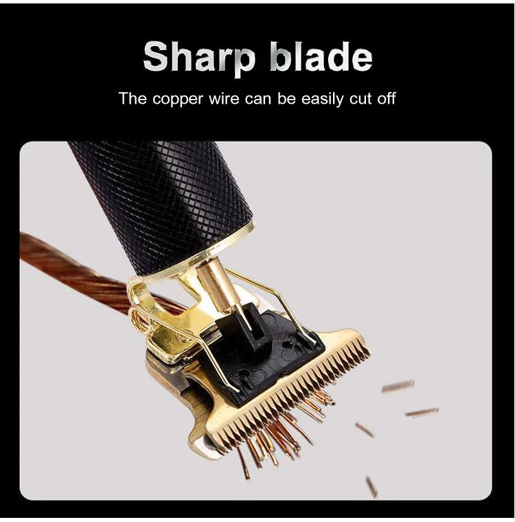 Product Introduction of Electric Hair Clippers Converted Usb Rechargeable Barber Scissors 5