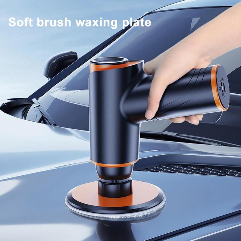 Portable Car Polisher, Rechargeable Handheld Cordless Car Polishing Machine, Car Detailing Tool for Easily Waxing and Polishing 2
