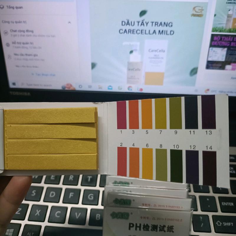 Giấy quỳ thử độ pH 3