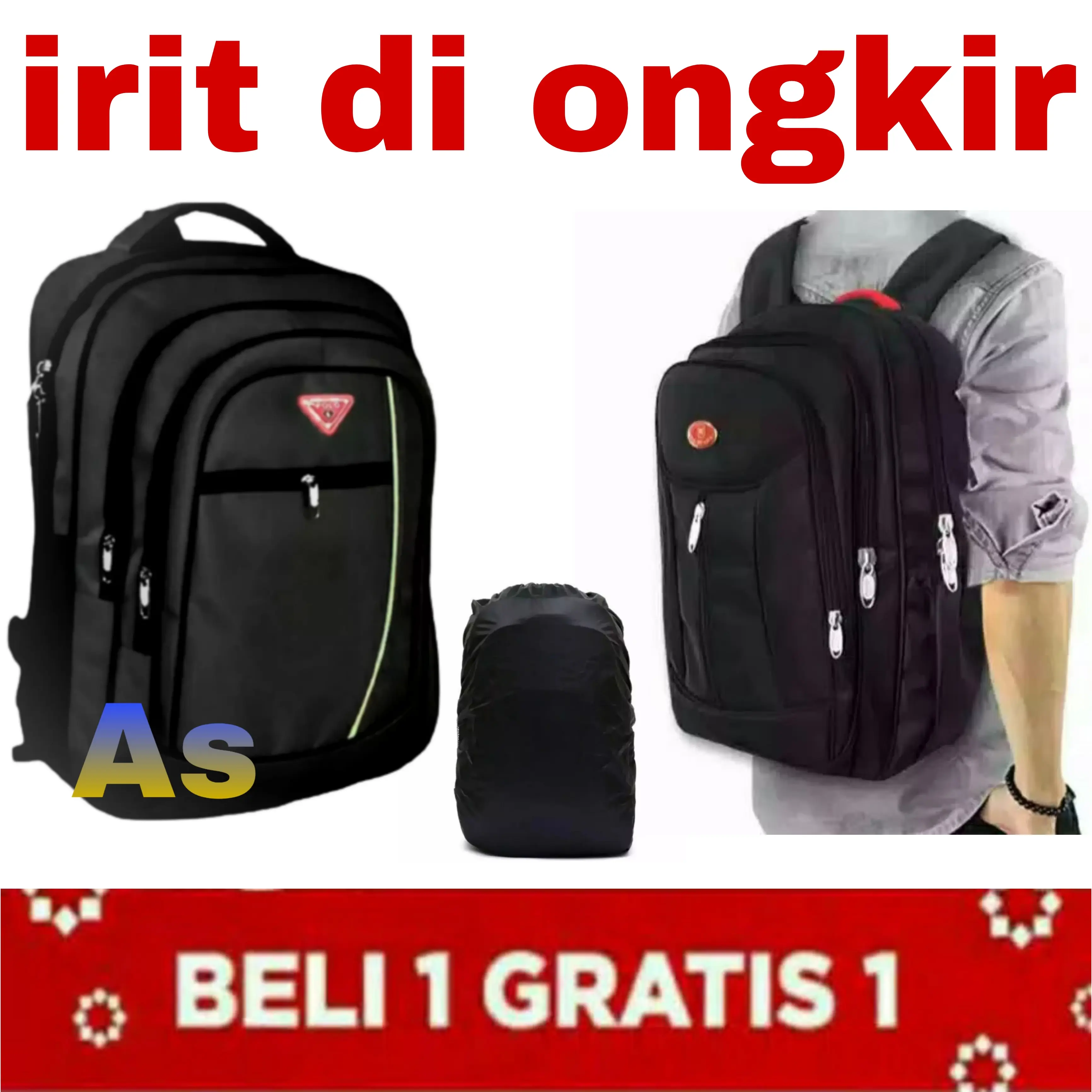 Ransel Polo Murah Backpack polo besar Tas Sekolah Murah Tas Sekolah Produk / tas ransel pria wanita