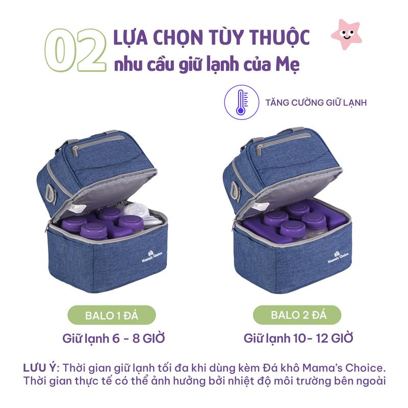 Product Introduction of Balo Bỉm Sữa Giữ Nhiệt Mama’s Choice Đa Năng, Giữ Nhiệt Bình Sữa, Đựng Đồ Cho Mẹ Bé, Thiết Kế 2 Tầng, Chất Liệu Cao Cấp 24