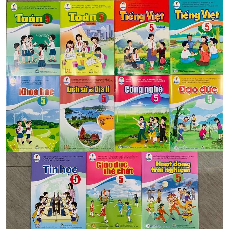 Sách Giáo Khoa, Sách Bài Tập Lớp 5 (Bán lẻ cuốn) - Chương Trình Cánh Diều - Nhà sách 279 0