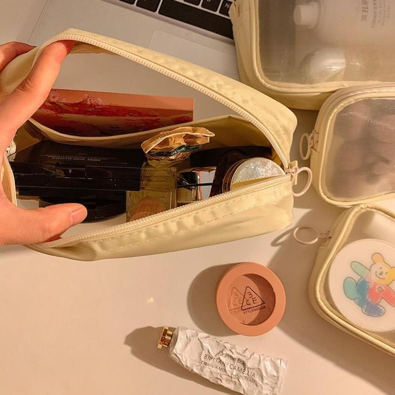 Product Introduction of Makeup Bag Set, 3 Counts/set Large Capacity Cosmetic Storage Bag, Portable Travel Toiletry Bag, Multifunctional Storage Bag for Travel 7