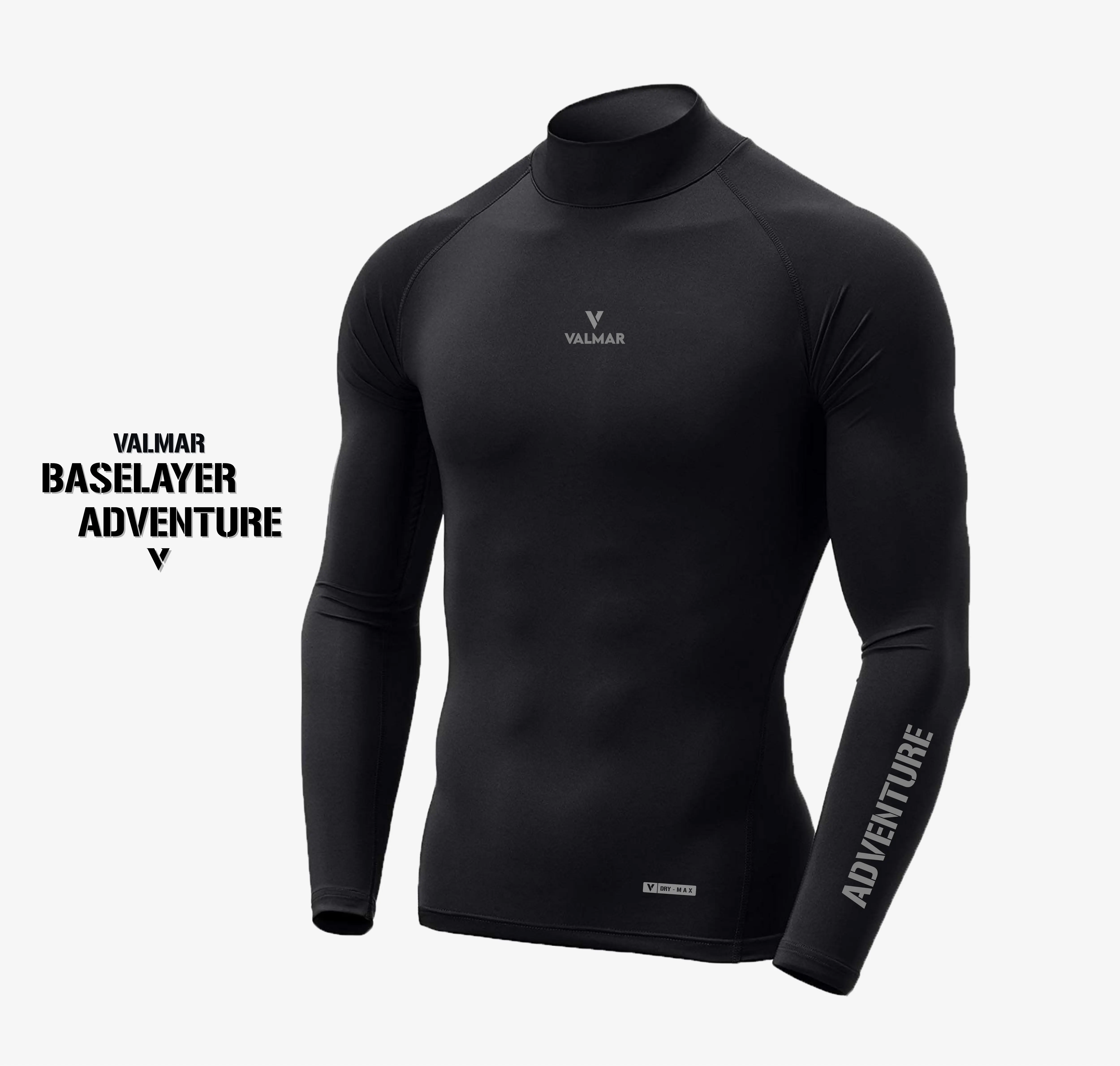 Baselayer manset pria olahraga valmar adventure tangan panjang / baju ketat outdoor / compression wear Sport