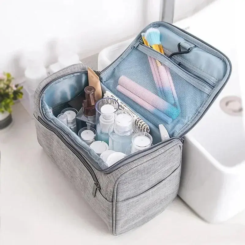 Túi Đựng Mỹ Phẩm, Thiết Kế Móc Chống Thấm Nước, Dành Cho Phụ Nữ Và Nam Giới, Túi Sắp Xếp Du Lịch, Túi Trang Điểm, Hộp Đựng Đồ Trang Điểm, Túi Đựng Đồ Vệ Sinh Cá Nhân Trong Phòng Tắm, Túi Đựng Mỹ Phẩm, Túi Đựng Mỹ Phẩm 0