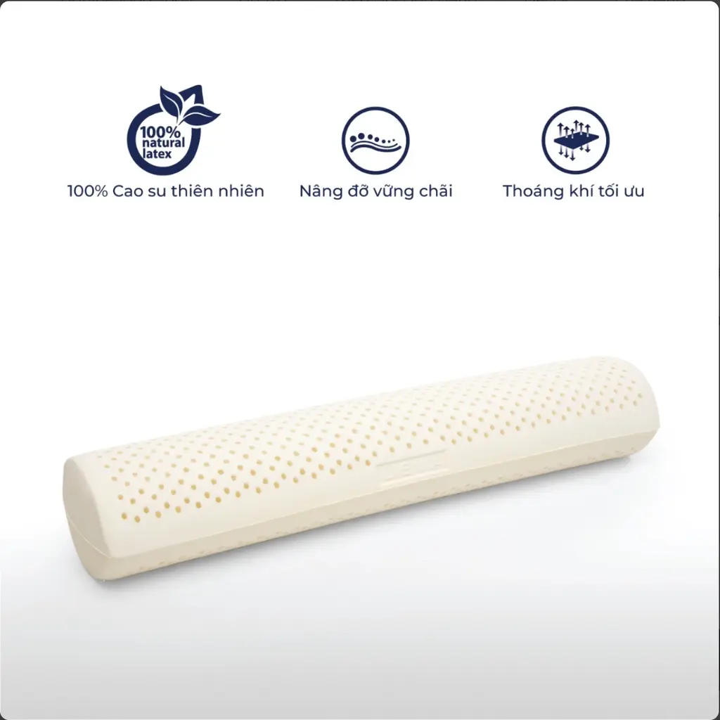 Gối ôm cao su tự Nhiên Liên Á Bolster