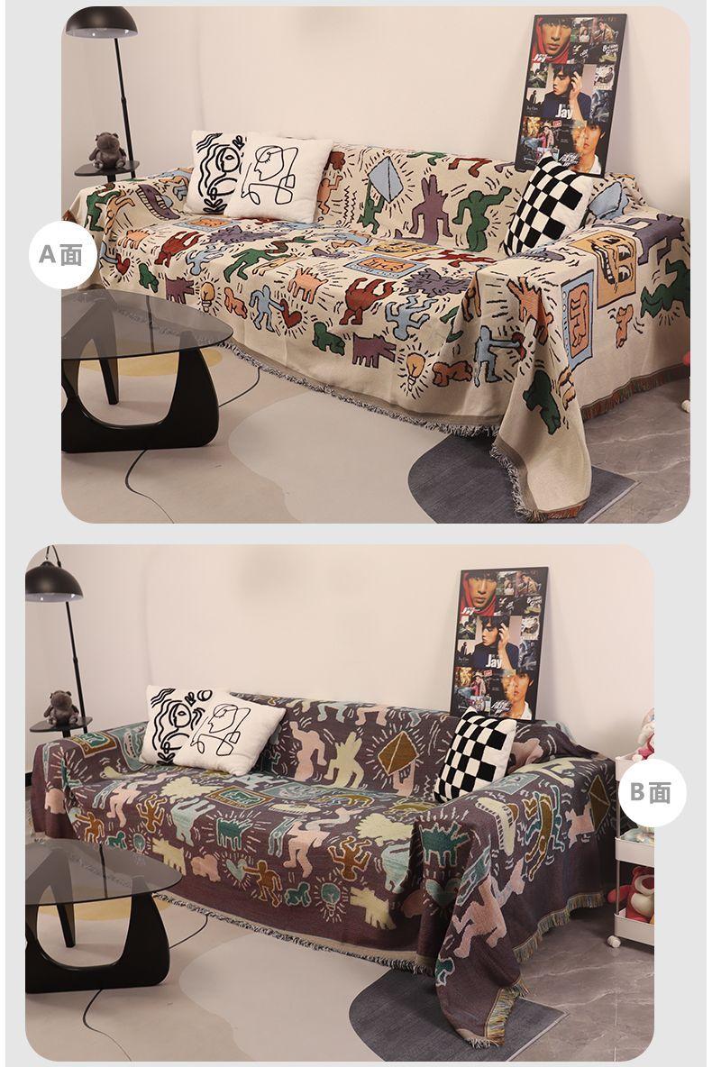Product Introduction of INS Nordic sofa cover, Internet celebrity cover, all included, dust-proof, suitable for all seasons, universal sofa cover 27