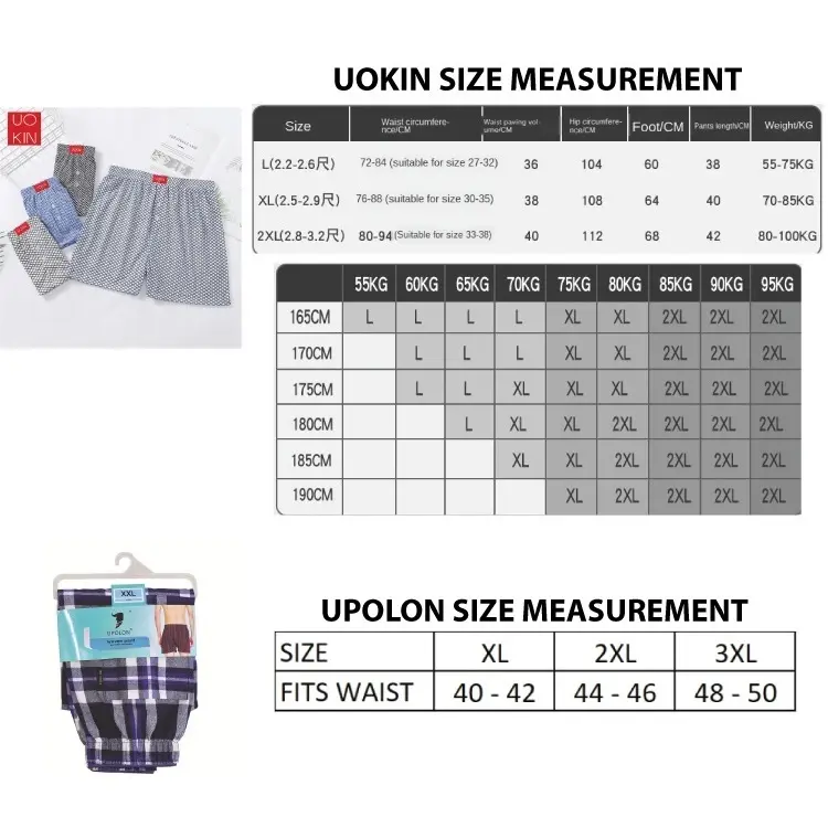 Đồ Lót Boxer Nam, Gildan X uokin, Quần Ngắn Thoáng Khí Và Thoải Mái, Nút Phía Trước, Giá Rẻ, Thích Hợp Cho Nam 5