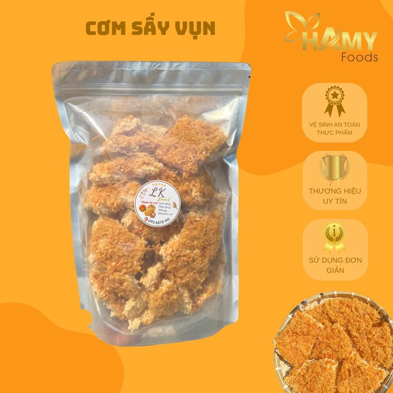 COMBO 1kg 2 túi zip CƠM CHÁY VỤN KHỔNG LỒ Cay Snack Ăn Vặt Food