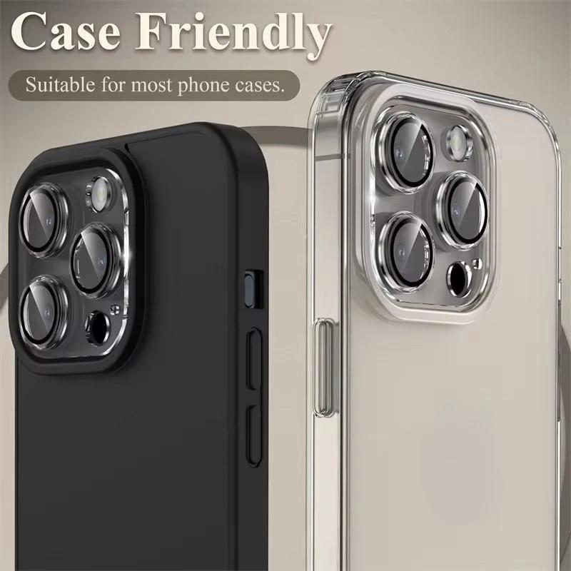 Product Introduction of Tempered Glass Camera Lens Protector, 1 Count Lens Protective Film, Phone Accessories Compatible with iPhone 15 Pro Max 14 Pro Max 15 Plus 1