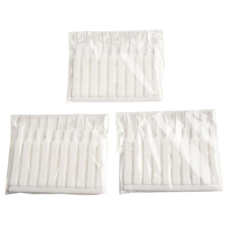 10/20/30pcs Shower Head Cleaning Brush Gap Hole Anti-Clogging Cleaner Brushes 5