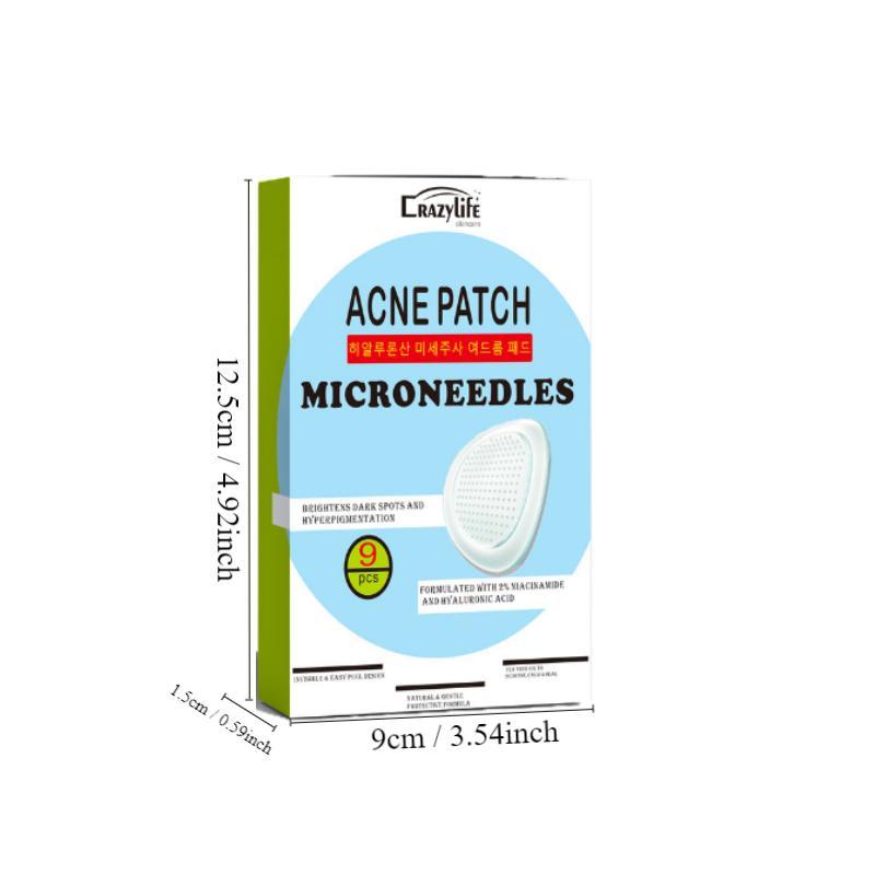 Acne Patch, 9 Counts/set Micro Needle Acne Patch, Invisible Acne Cover Patch, Zit Patch, Pimple Patch, Face Acne Patches, Skin Care Product, Dark Spot Remover 1