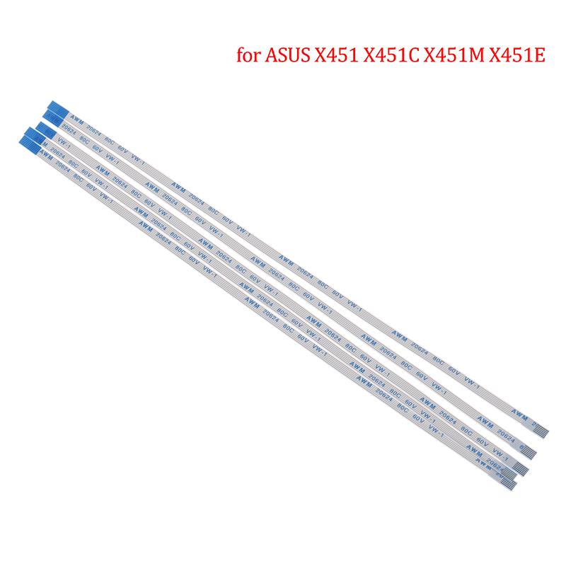 Cáp chuyển đổi máy tính xách tay, 5 cái, dành cho ASUS X451, X451C, X451M, X451E, Cáp Flex 6 chân, Hàng mới về 8