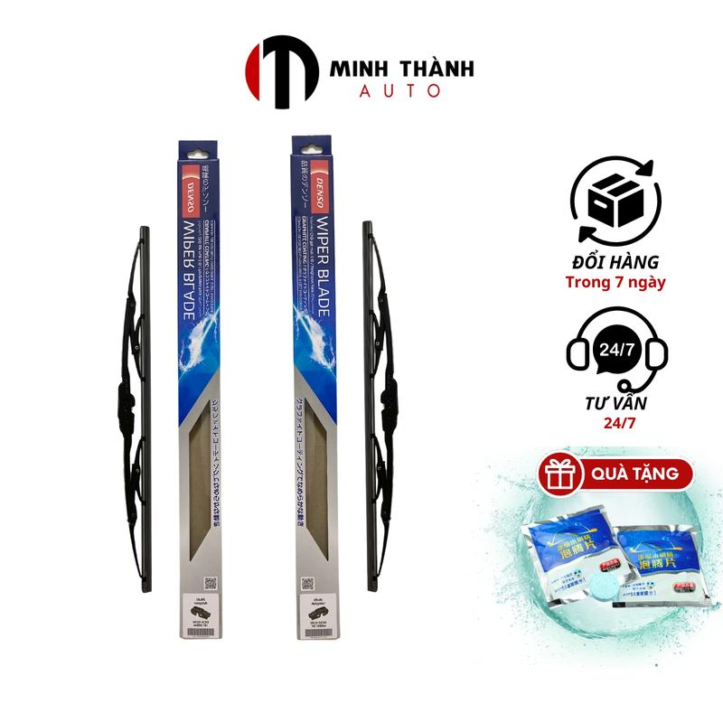 Chổi gạt mưa ô tô DENSO chính hãng, gạt cứng xương sắt gạt siêu sạch. Đủ kích thước từ 35cm - 65cm 0