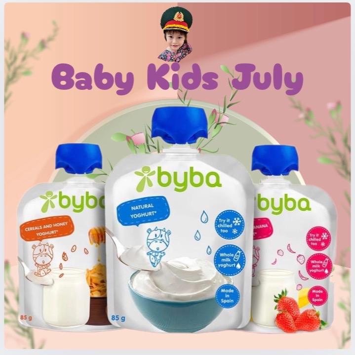 Sữa chua nguội Byba Tây Ban Nha 85g cho bé ăn dặm từ 6m+