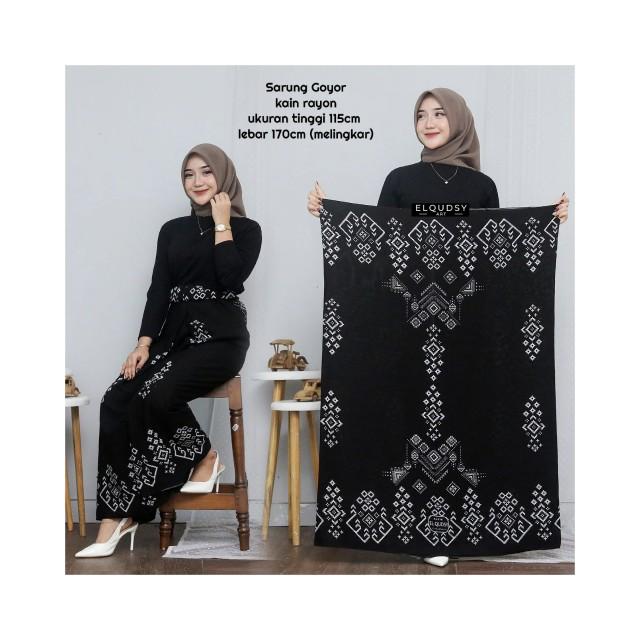 Product Introduction of PREMIUM SARUNG SANTRI PUTRI / SARUNG SANTRI WANITA / SARUNG GOYOR WANITA Rayon Batik Muslim Dewasa Nyaman 1