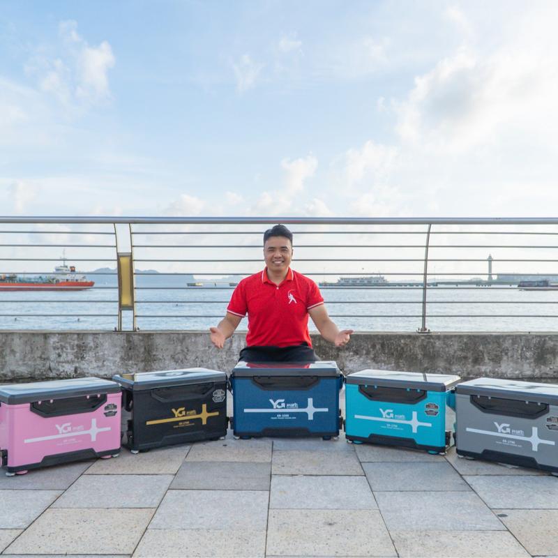 [ YG ] Thùng câu cao cấp YG XR - 5 phiên bản màu - 2 dung tích thùng - bền, đẹp, chắc chắn - Thùng câu cá - thùng câu - thùng câu chính hãng thùng  yg