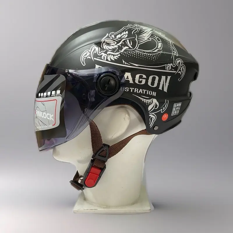 Mũ bảo hiểm nam Sundy A25KD kính dài kiểu thể thao - Helmet Phụ Kiện 2