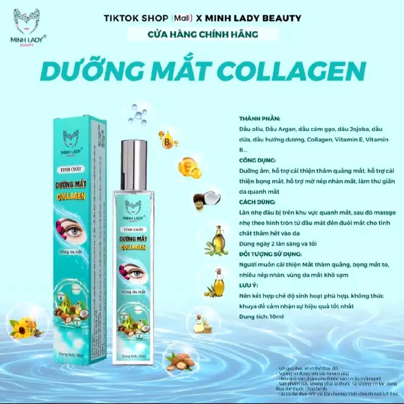 {Hót - Hàng Mới} Dưỡng Mắt COIIAGEN [99K/c, 139/2c, 189k/3c (mua 2 tặng 1) Minh Lady 10ml 1