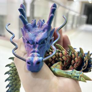 3D Printed Dragon Figurine, Creative Handmade Dragon Ornament, Home Decor Supplies, Gift for Friend, Dragon Year Gift, New Year Toy
