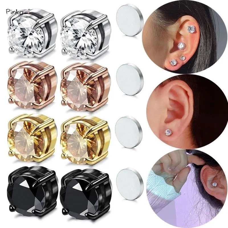 Kẹp Tai Từ Tính, Kẹp Tai Nam Mạnh, Đinh Tán Bông Tai, Không Xỏ Lỗ, Thích Hợp Cho Phụ Nữ Và Nam Giới, Kẹp Bông Tai, Thích Hợp Cho Trẻ Em Và Bé Gái