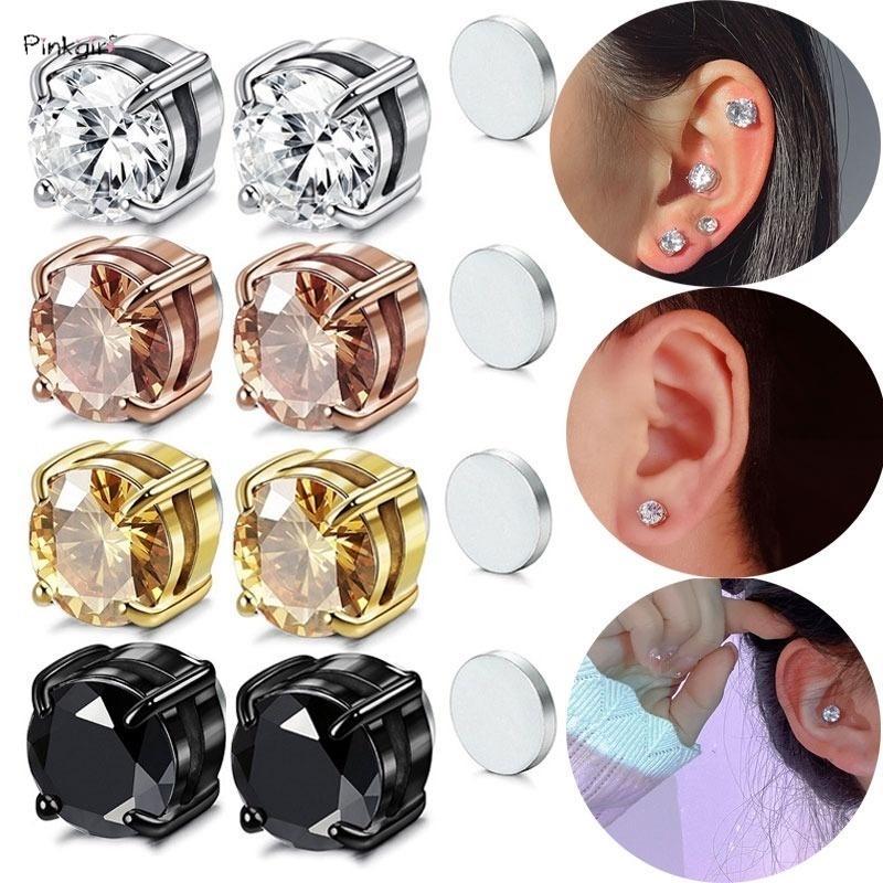 Kẹp Tai Từ Tính, Kẹp Tai Nam Mạnh, Đinh Tán Bông Tai, Không Xỏ Lỗ, Thích Hợp Cho Phụ Nữ Và Nam Giới, Kẹp Bông Tai, Thích Hợp Cho Trẻ Em Và Bé Gái 0