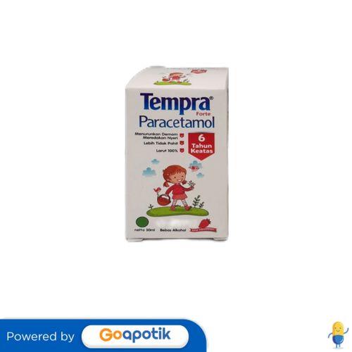Gambar TEMPRA FORTE SYRUP RASA STRAWBERRY 30 ML dari Apotek Zulkarnain by GoApotik Kota Bekasi Tokopedia