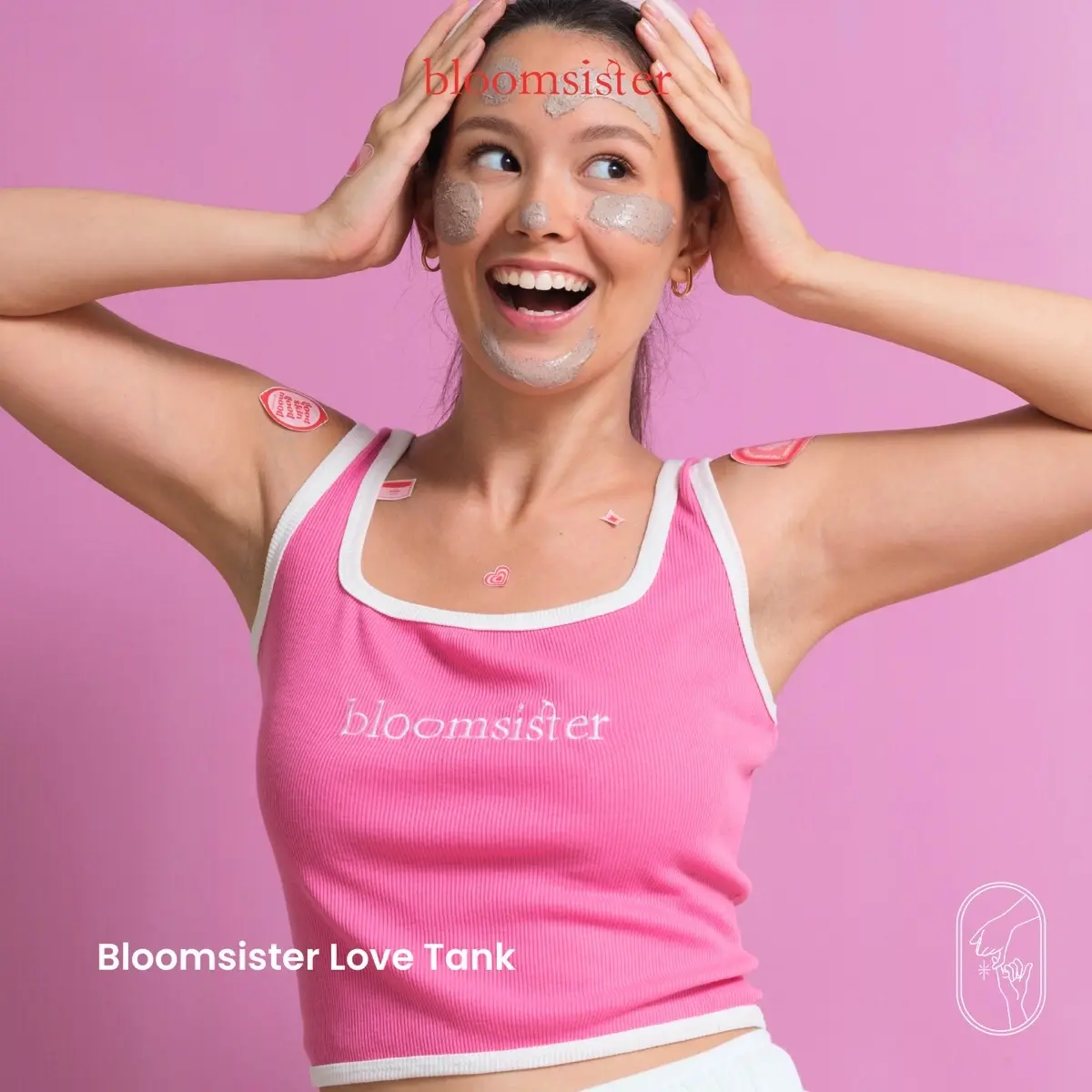 BLOOMSISTER Merchandise Love Tank - Pink Tank Top High Quality