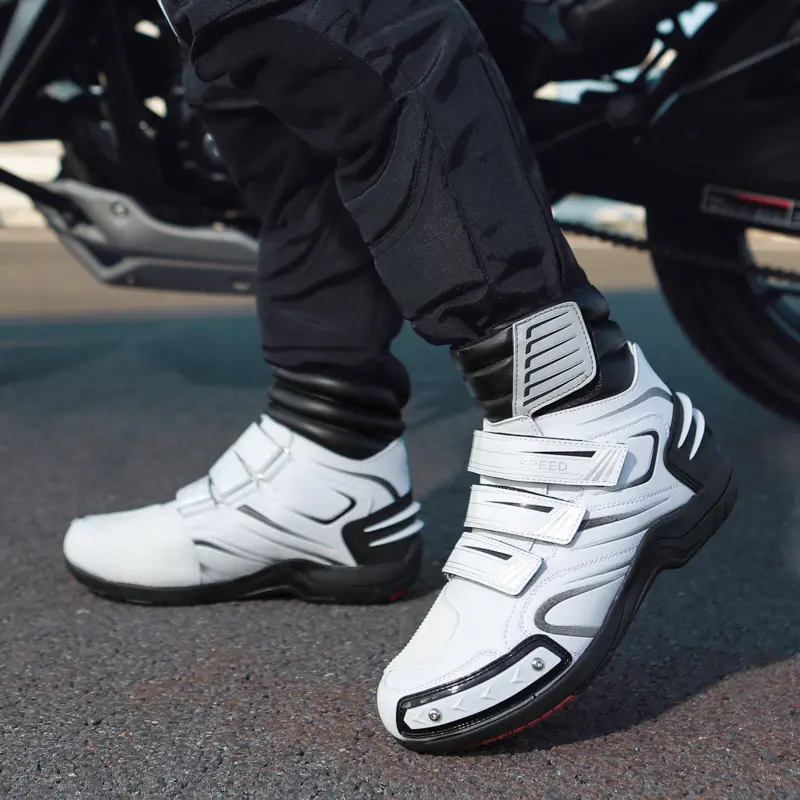 Four Seasons Locomotive Cycling Shoes Men's and Women's Motorcycle Shoes Off-Road Racing Boots Motorcycle Shoes