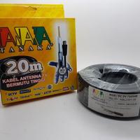 Gambar TANAKA Kabel Antena Super Tembaga + Jack Antena Panjang 20M dari AMANAH SUPER STORE Kota Administrasi Jakarta Timur 2 Tokopedia
