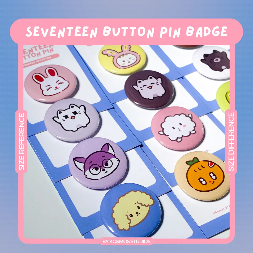 SEVENTEEN Miniteen Badge Button Pin | KPOP Merch | fanmade by