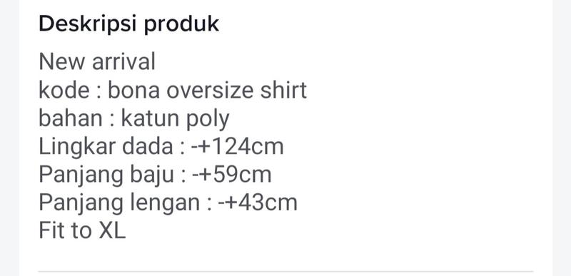 Product Introduction of 052522 Bona Oversize Shirt 0