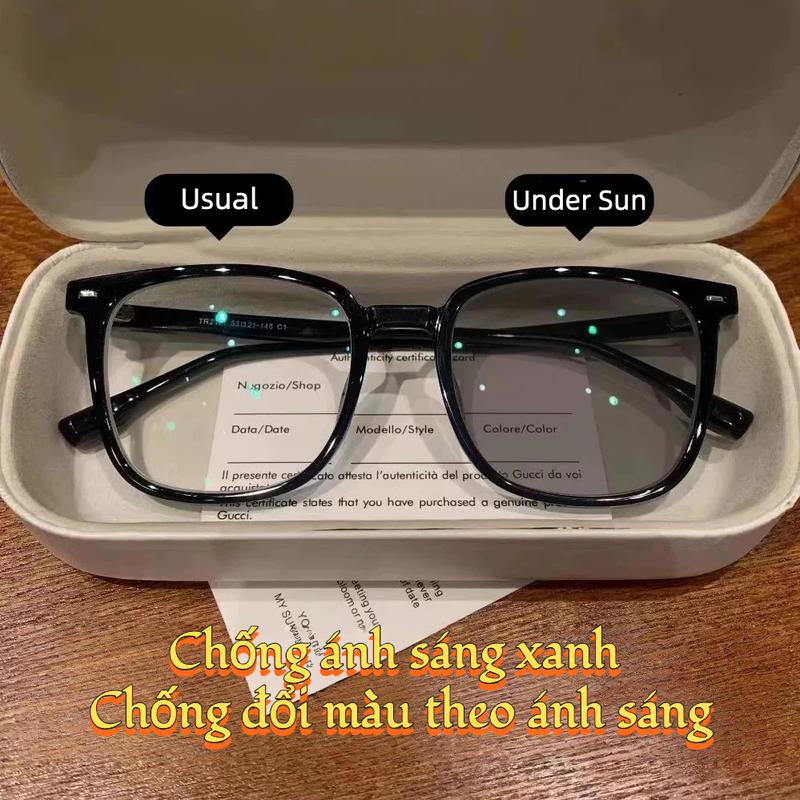 Kính Đổi Màu Chống Ánh Sáng Xanh |   Gọng Kính Thời Thượng, Đơn Giản Và Tinh Tế - Phụ Kiện OOTD Cho Phong Cách Thường Ngày