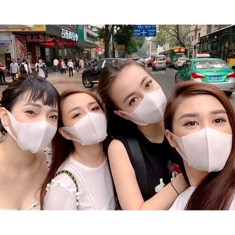 Hộp 50 chiếc Khẩu Trang 3D Mask MONJI Phụ Kiện Women Voi Accessories 3